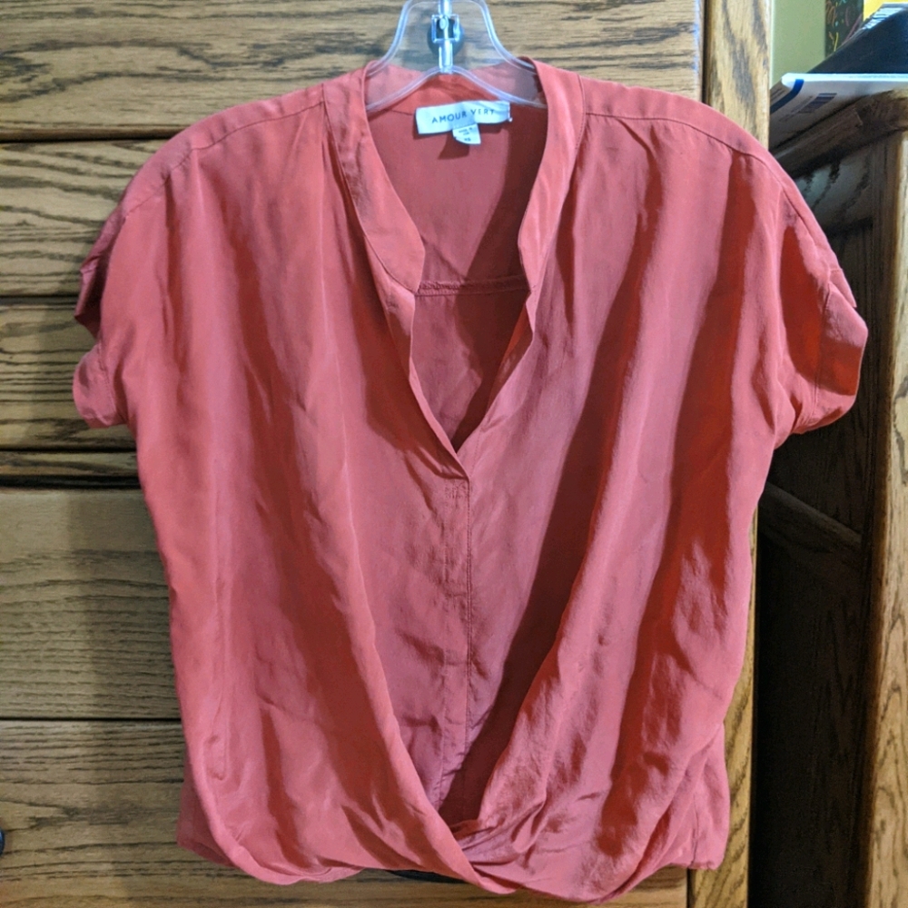 Pink Silk Amour Vert blouse